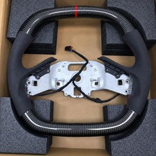 Heated Real Carbon Fiber Alcantara Steering W...