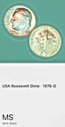 1976-D Roosevelt Dime, Gem Uncirculated