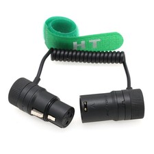 HangTon Rechtwinkliges XLR 3 Pin Stecker auf Buchse Audiokabel für Sony FX3 F...