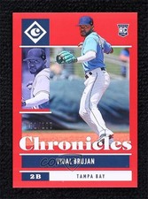 2022 Panini Chronicles Red 1/100 Vidal Brujan #14 0r3f