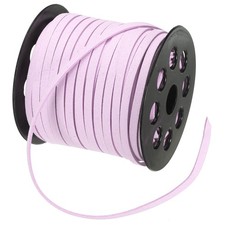 Faux Suede Leather Cord 5mm x 50 Yard for Necklace Bracelet Plain Purple
