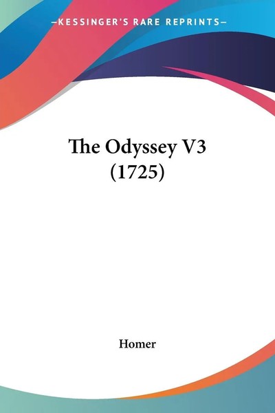 Homer | The Odyssey V3 (1725) | Taschenbuch | Englisch (2009)-image