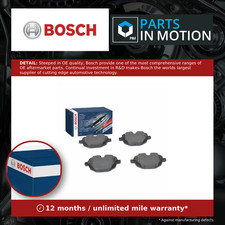 Brake Pads Set fits BMW 520D F10, F11 2.0D Rear 10 to 17 B47D20A Genuine Bosch