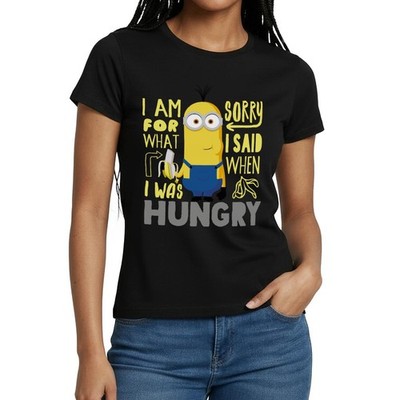 Minions Kevin Hungry Spruch Despicable Me Frauen T-Shirt