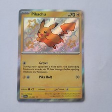 Pokemon TCG Pikachu 131/091 SV Paldean Fates Shiny Rare Holo Eng 2024