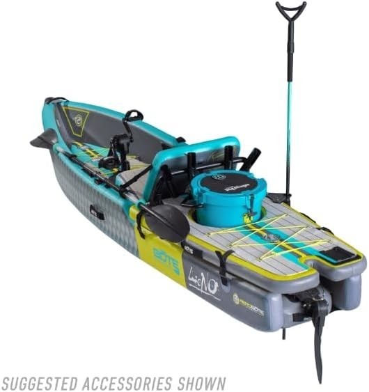 BOTE EasyRider Aero Solo 10’4 Inflatable Kayak Hybrid w Seat Paddle Native Tides