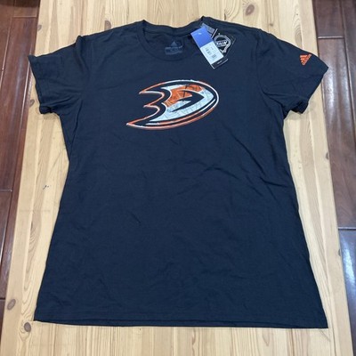 NWT adidas amplifier NHL T-Shirt Anaheim Ducks Black sz XL