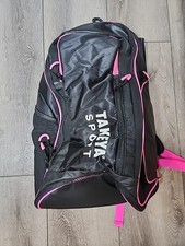 Takeya Pink Black Boot Bag Backpack Pickle ball, Bookbag New Without Tags
