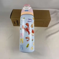 New Owala x Urban Outfitters 32oz FreeSip Picnic Prep Macaroon Blue Water Bottle