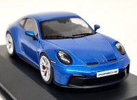 Solido 1/43 Porsche 911 992 GT3 Touring South Sea Blue 2023 Diecast Model Car