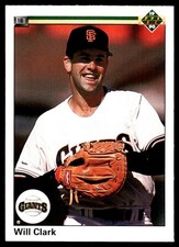Will Clark 1990 Upper Deck #556 Giants MLB READ FREE SHIPPING AutographDen