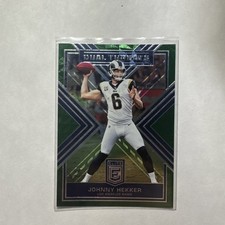 2018 Donruss Elite - Dual Threats Johnny Hekker #DT-2 Green
