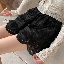 Summer Women Floral Lace Under Shorts JK Safety Hot Pants Japanese Lolita