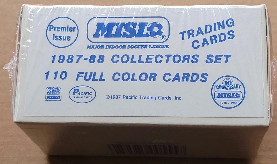 Juego completo de tarjetas de fútbol Pacific MISL 1987-88 SELLADO DE FÁBRICA NUEVO Foto 2 de 4