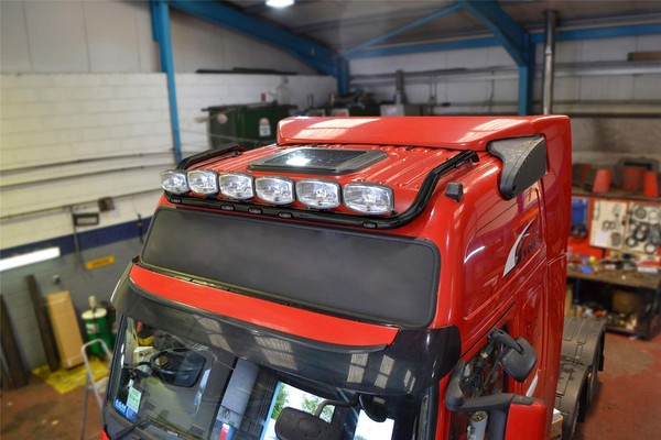 DachträGer +Flecken+ Led+Licht+HöRner Passend FüR Volvo Fm Serie 2 3-image