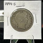 1899-S Barber Half Dollar 50C Silver