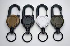 Schlüsselanhänger Ausweishalter Schlüsselband Ausweisjojo Rolle Ausziehbar +