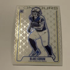 2024 Panini Phoenix - Contours Blake Corum #CON-BCM (RC)