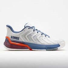 K-Swiss Ultrashot 4 men's tennis shoes 8 LUCENT WHITE/INFINITY/SCARLET IBIS, NIB