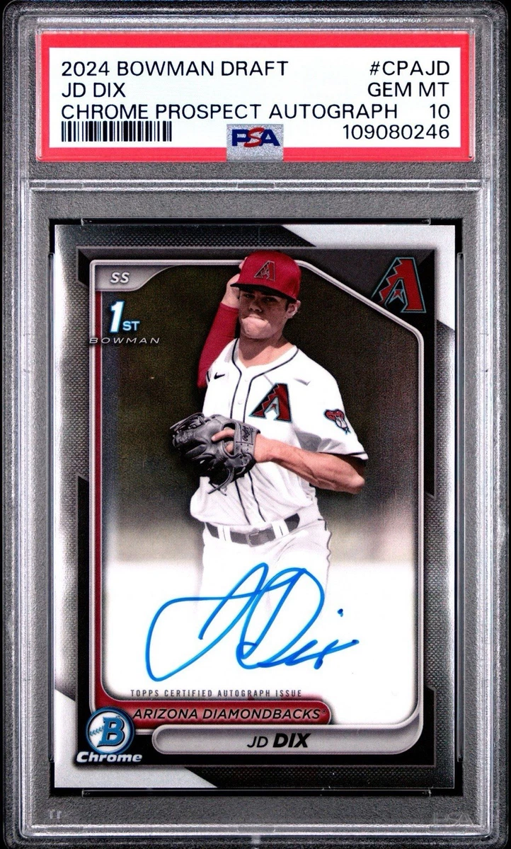 Bowman Arizona Diamondbacks Baseball Autographed Sports Trading