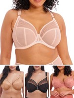 Elomi Matilda Bra Plunge Three Section Cups J Hook Plus Size Bras Lingerie