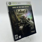 Microsoft Xbox 360 Fallout 3 Game of the Year GOTY Complete in Box w/ Slipcover