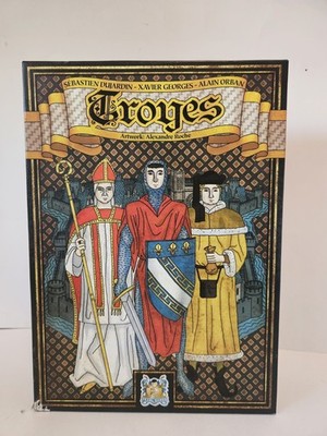 Pearl Games Troyes Board Game Sebastien, Xavier, Alain NEW Open Box