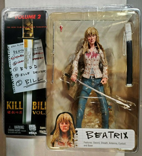 Kill Bill Series 2 BEATRIX KIDDO action figure~The Bride~Uma Thurman~NECA~NIB