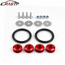 JDM CNC Quick Release Fasteners Car Bumpers Trunk Fender Hatch Lids Kit
