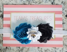 Jaguars headband Jacksonville football headband Jaguars football baby girl