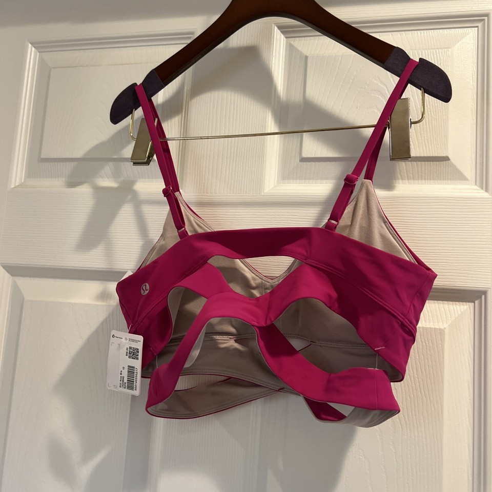 NWT Lululemon Still Now Sports Bra Ripened Raspberry Size 10 eBay