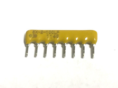 10R, 4x10R, 2%, 8pol. bei 70°, 0,3W, Arrays, BOURNS, 4608X-102-100LF, 25 Stück