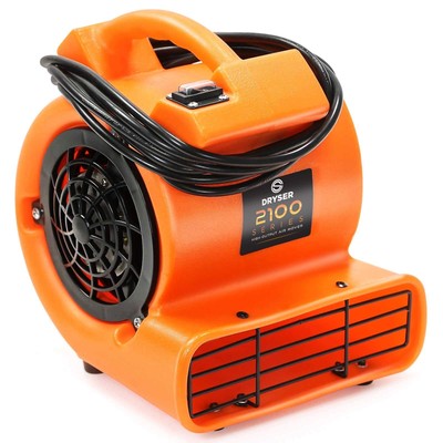 2600 CFM Air Mover Carpet Dryer – 3-Speed, 1/2 HP, Adjustable Angle Blower Fan