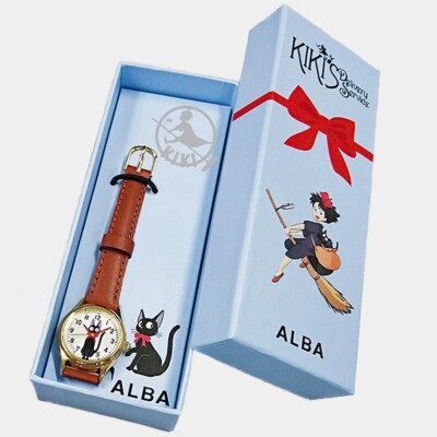 SEIKO ALBA ACC405 Studio Ghibli Watch Kiki's Delivery Service Jiji Anime Movie