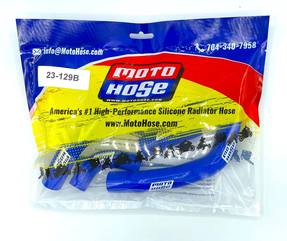 KIT MANGUERA RADIADOR HONDA CRF450 R RWE RX X 2021 - 2025 COLOR AZUL 23-129B Foto 2 de 3
