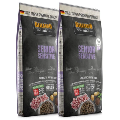2 x 12,5 kg Belcando Senior Sensitive Trockenfutter Hundefutter Balance Hund