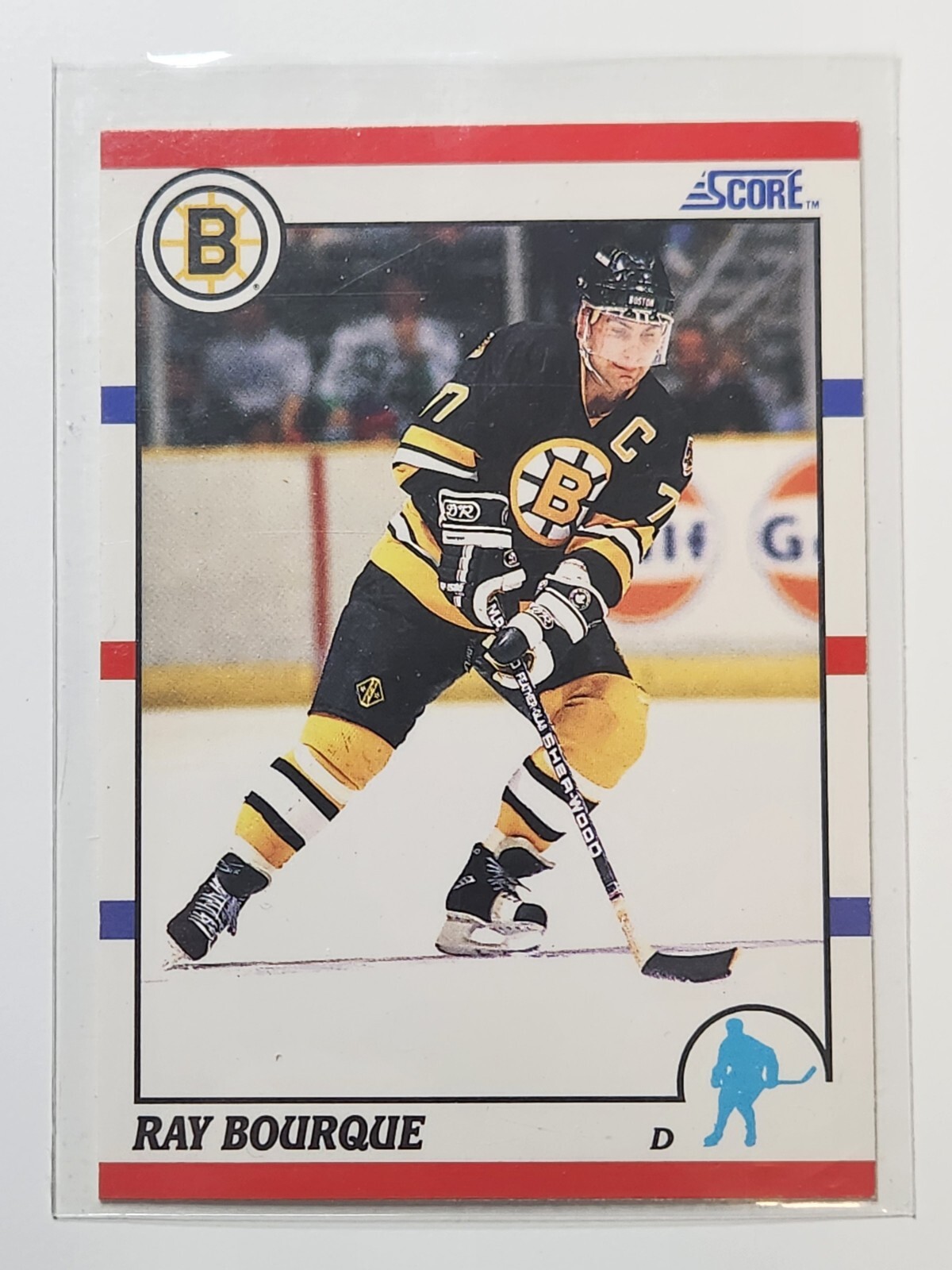 1990-91 Score American #200 Ray Bourque - Bruins