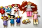 Lot of 9 Vintage 1984 Cabbage Patch Kids Miniature Doll Figure PVC 2 Poseable