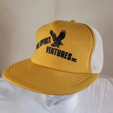 Free Spirit Ventures Trucker Hat Snapback Baseball Vintage 80s Cap