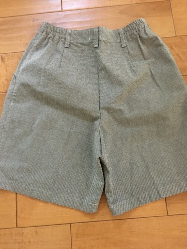 Lee Black White Houndstooth Walking Knee Length High Waisted Shorts Size 10M - Picture 2 of 6