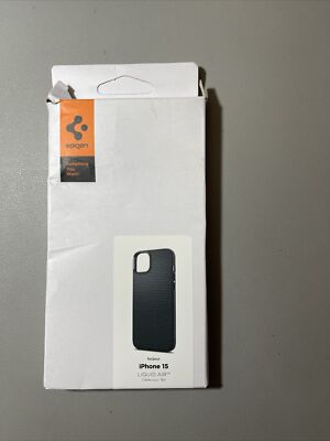 Spigen Liquid Air Armor Designed for iPhone 15 Case (2023),  Abyss Green