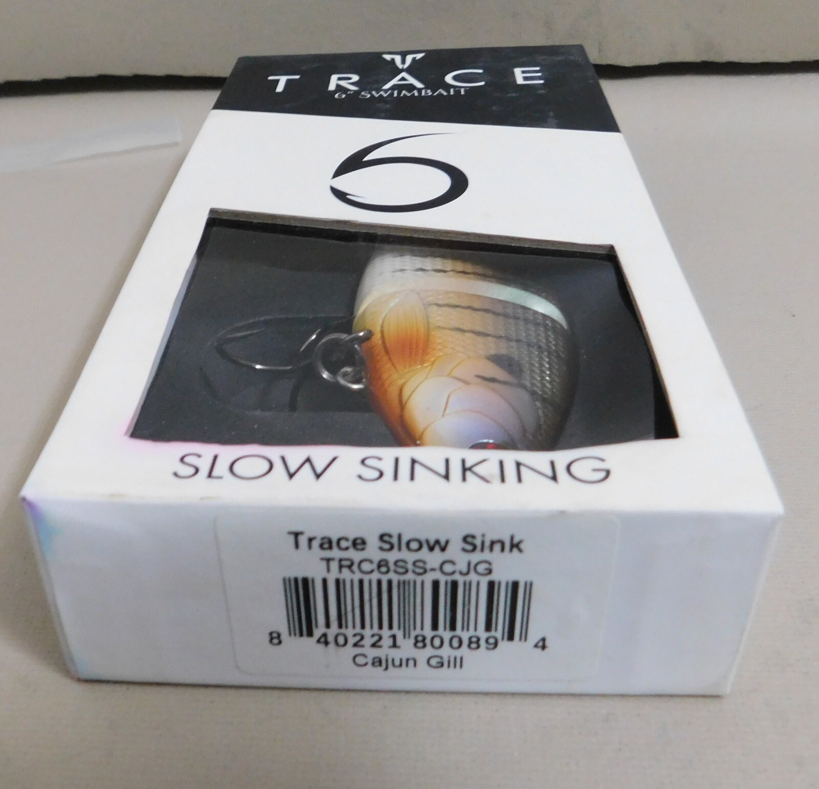6TH SENSE TRACE 6"   1.65 oz.  SWIMBAIT  SLOW SINKING CAJUN GILL  New In Box - Image 4