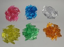 204 Lite Brite Short Refill Pegs Replacement Blue Pink Yellow Green Orange Clear