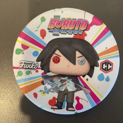 SDCC 2022 FUNKO PIN BUTTON BORUTO COMIC CON EXCLUSIVE RARE COLLECTIBLE 