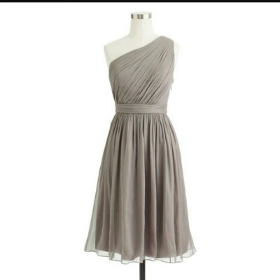 short gray chiffon dress Cute V Neck Lace Chiffon Gray Short Prom Dress Gray Homecoming Dress US 2 / Gray