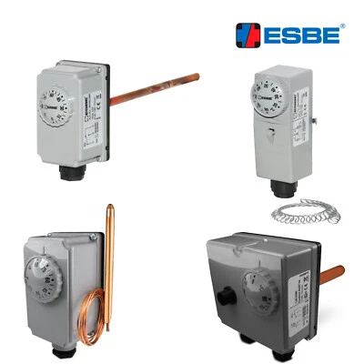 ESBE UND ENVIRON WÄHLBAR Tauchthermostat, Anlegethermostat, Temperaturregler, Doppelthermostat, Regler