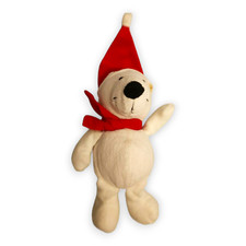 Orso Polare Cappello Natalizio Ferrero Bambini 25cm Bianco Rosso Peluche Peluche Peluche Peluche