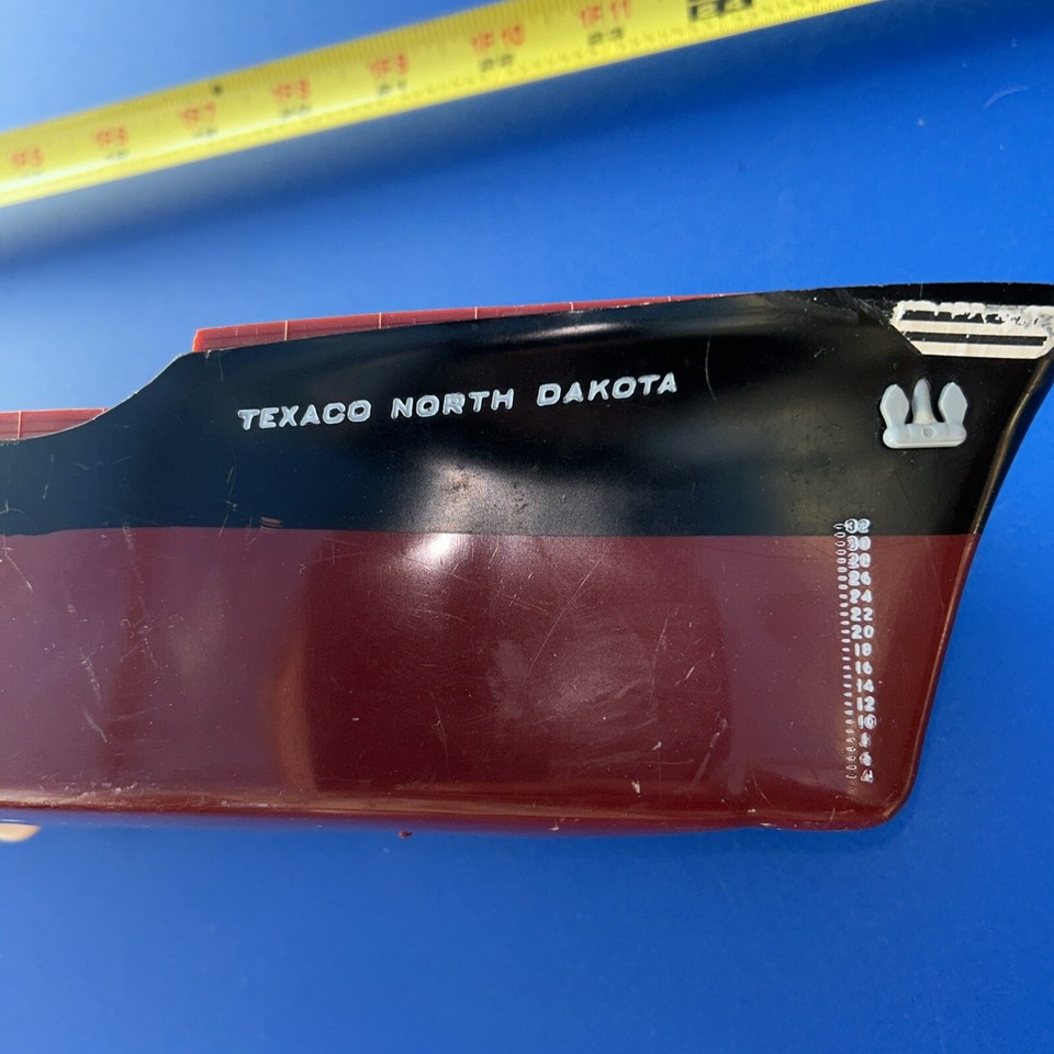 Vintage 1960's WenMac Texaco SS North Dakota Toy Model Tanker Ship Boat 27" eBay