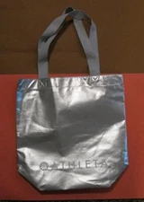2020 ATHLETA Store 17" SILVER SHOPPING BAG Reusable 100% B Corp Recycled Tote