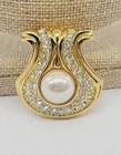 Vintage Signed Nolan Miller Portofino Detachable Faux Pearl Pendant